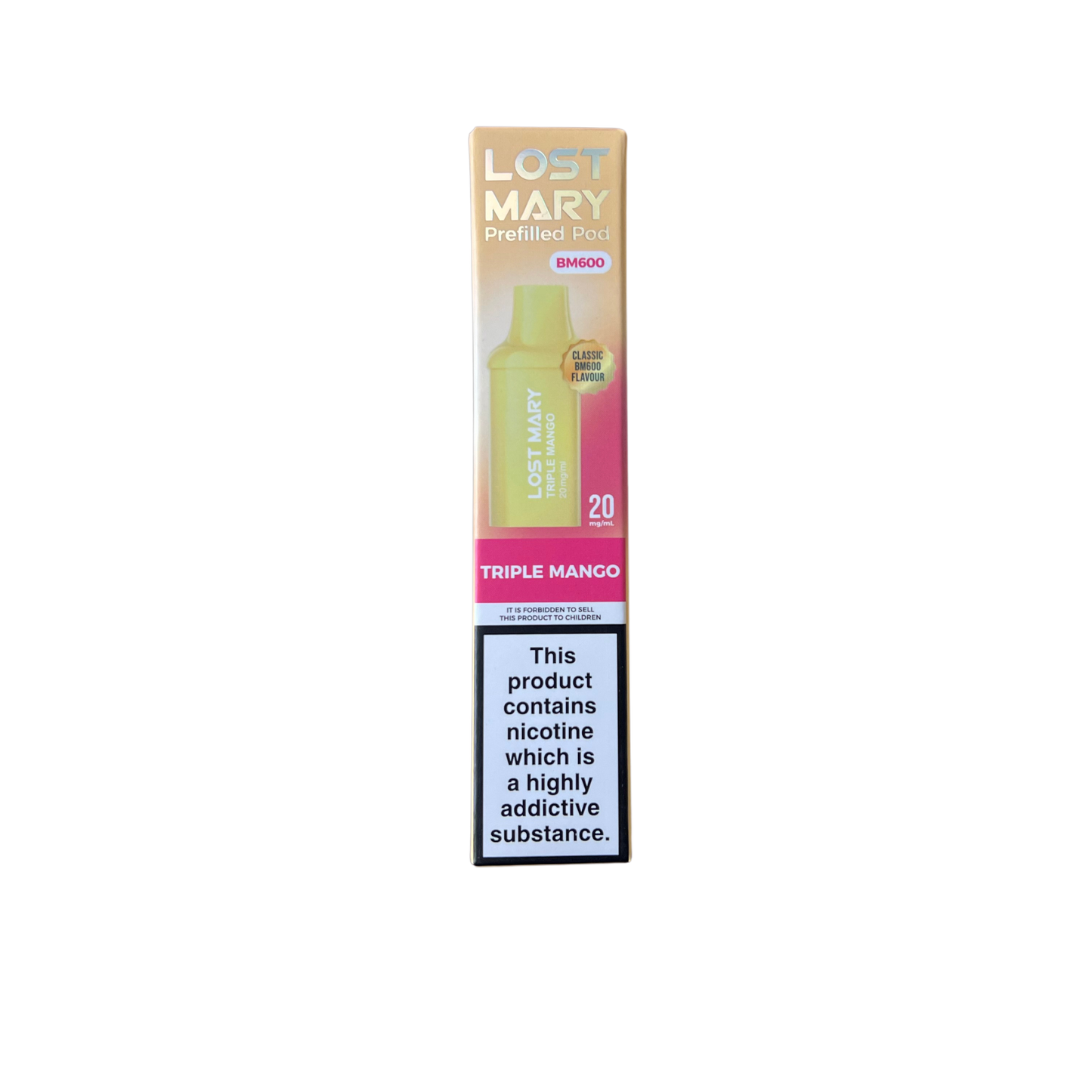 Lost Mary Prefilled Pods – 20mg Single Replacement Pods (Multiple Flavours)