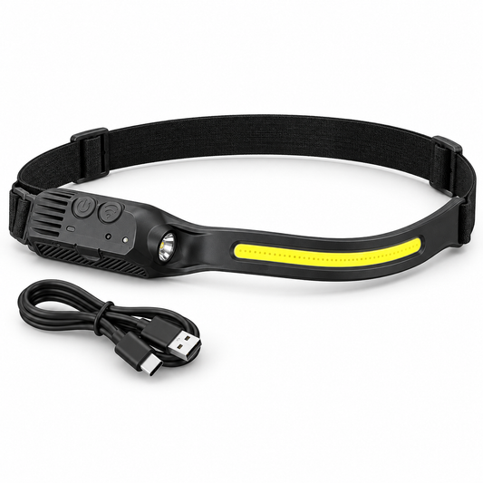 W689-1 Rechargeable COB Headlamp with Wave Sensor