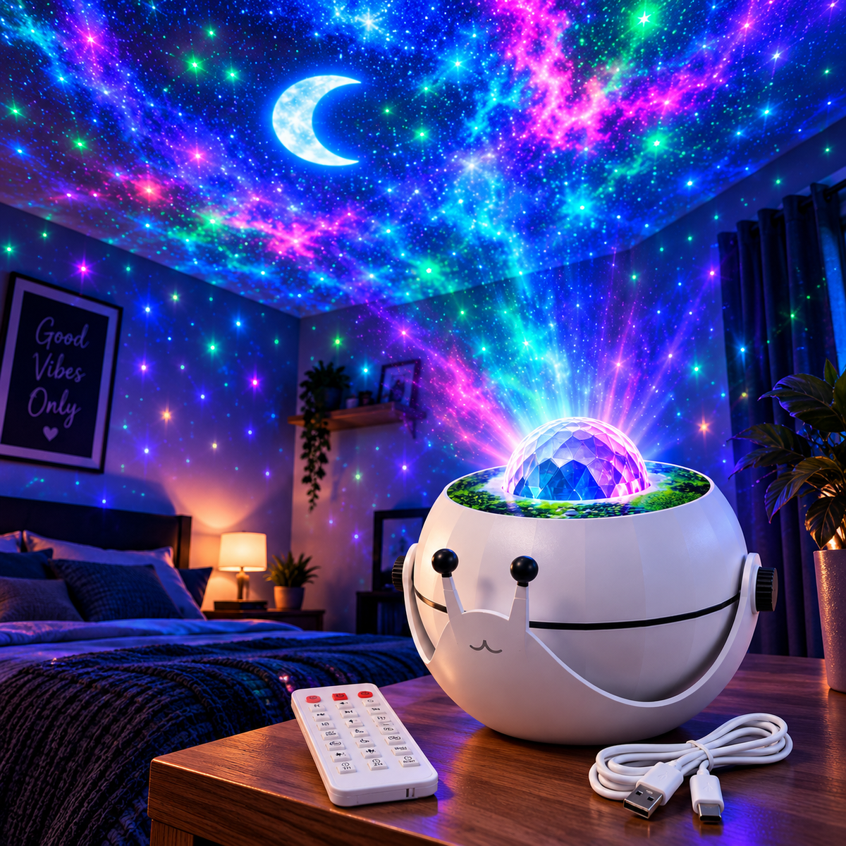 Galaxy Starry Night Light Projector