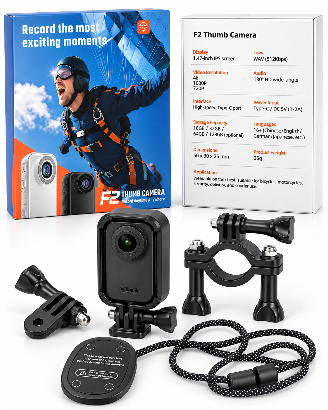F2 Thumb Camera