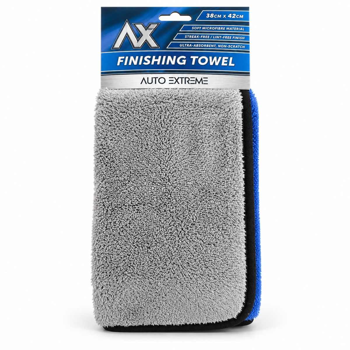 Auto Extreme Reversible Microfibre Finishing Towel – 38 × 42cm