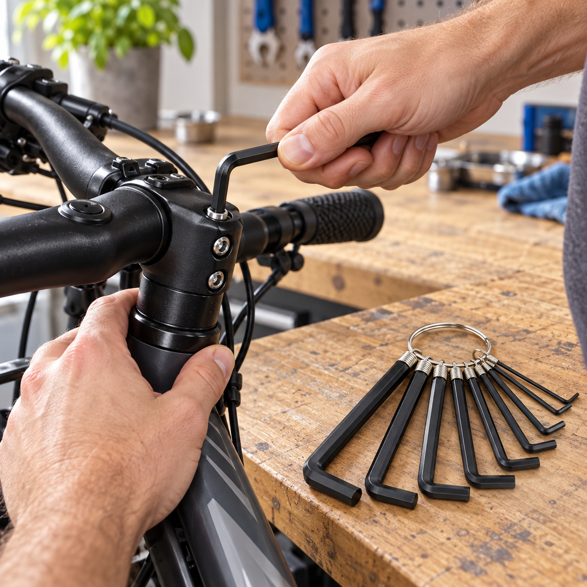 Marksman 10-Piece Metric Hex Key Set with Carrying Ring – 1.5mm to 10mm