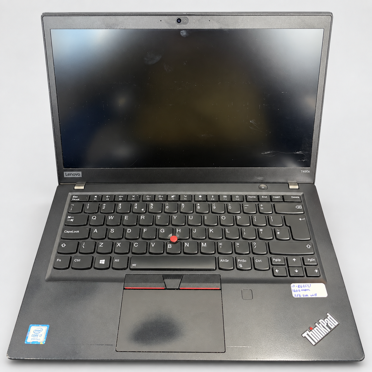 Lenovo ThinkPad T490s 14" Laptop – Core i7, 16GB RAM, 256GB SSD, Windows 11 Pro