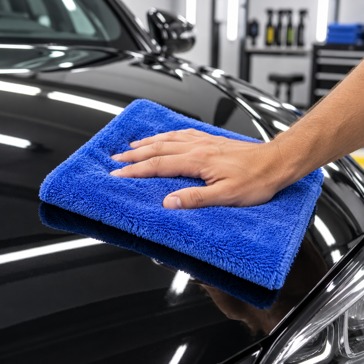 Auto Extreme Edgeless Microfibre Detailing Cloth – 40 × 40cm