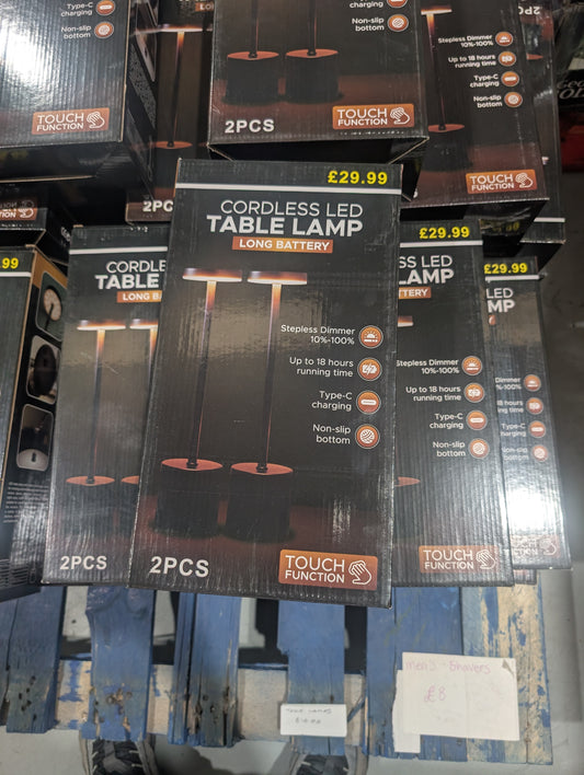 Cordless Touch Sensitive Table Lamps
