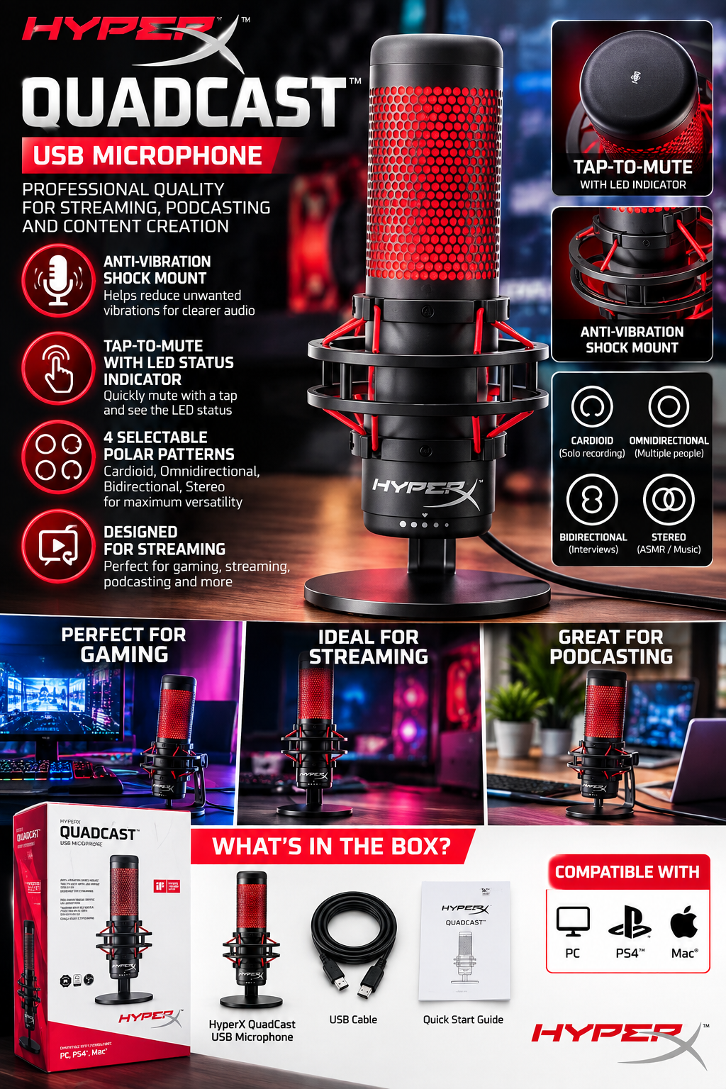 QuadCast Usb Microphone
