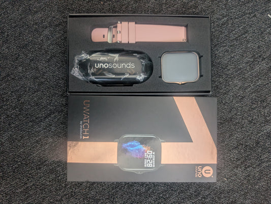 Smart Watch With Bluetooth Earphones
