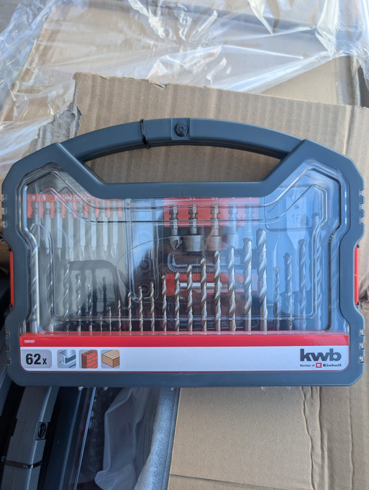 KwB 62PCS Drill Bit Set