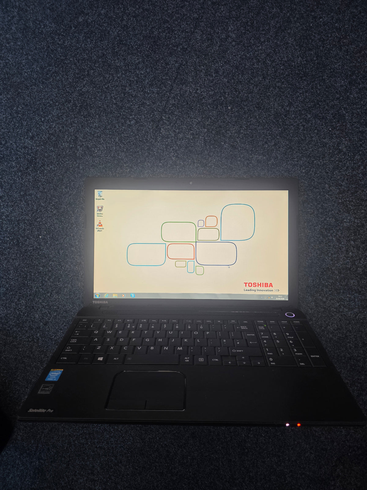 Toshiba Satellite Pro Intel Core i3 4GB RAM 500GB hard drive