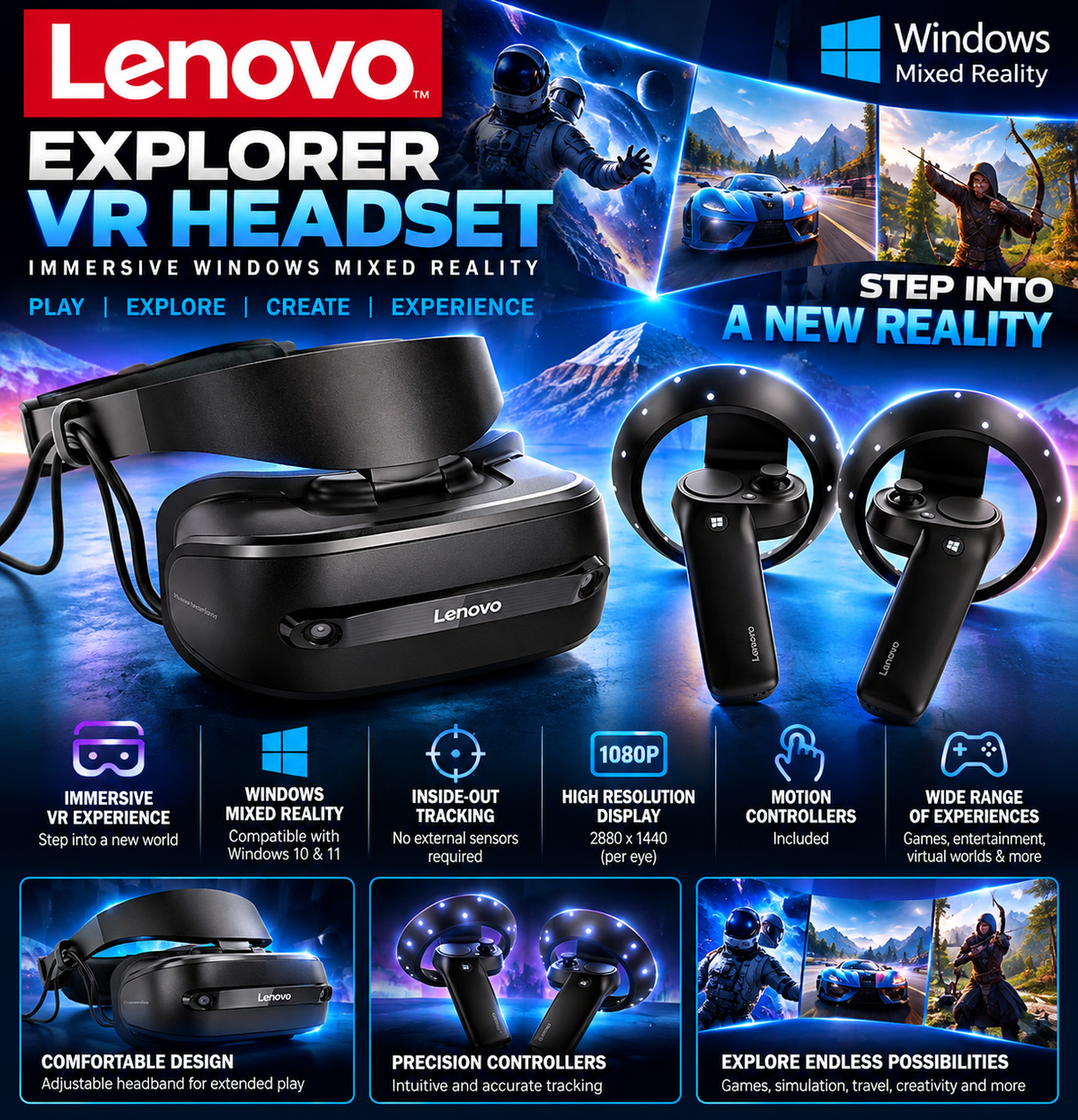 Lenovo VR Explorer Headset