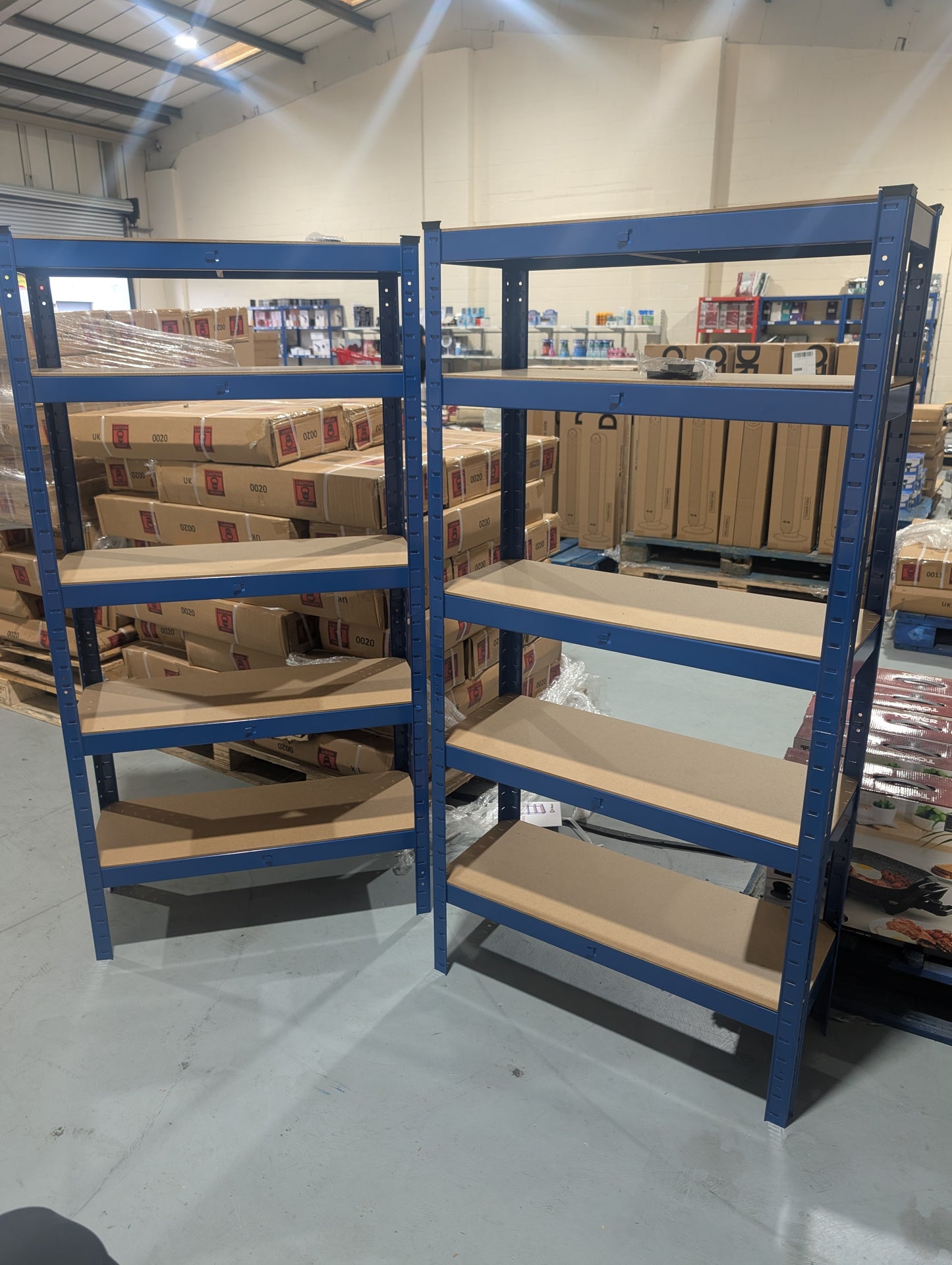 Blue Twin Pack Of Racking