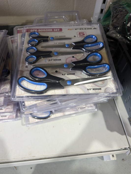 5 Pack scissors