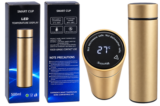 Smart LED Temperature Display Thermal Flask – 500ml