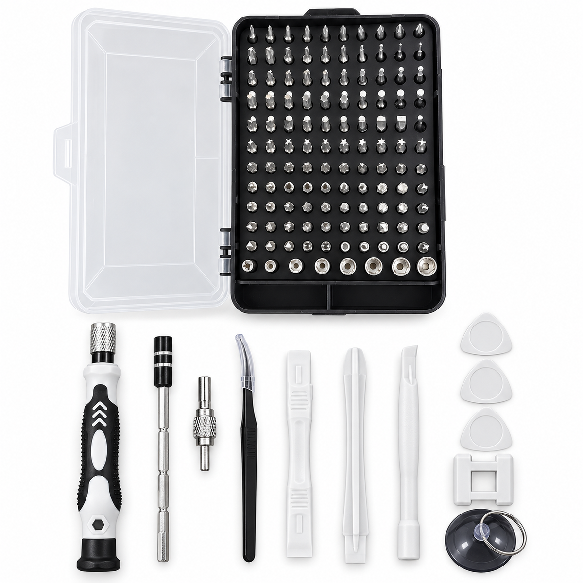 115-in-1 Precision Screwdriver & Electronics Repair Tool Kit with Storage Case