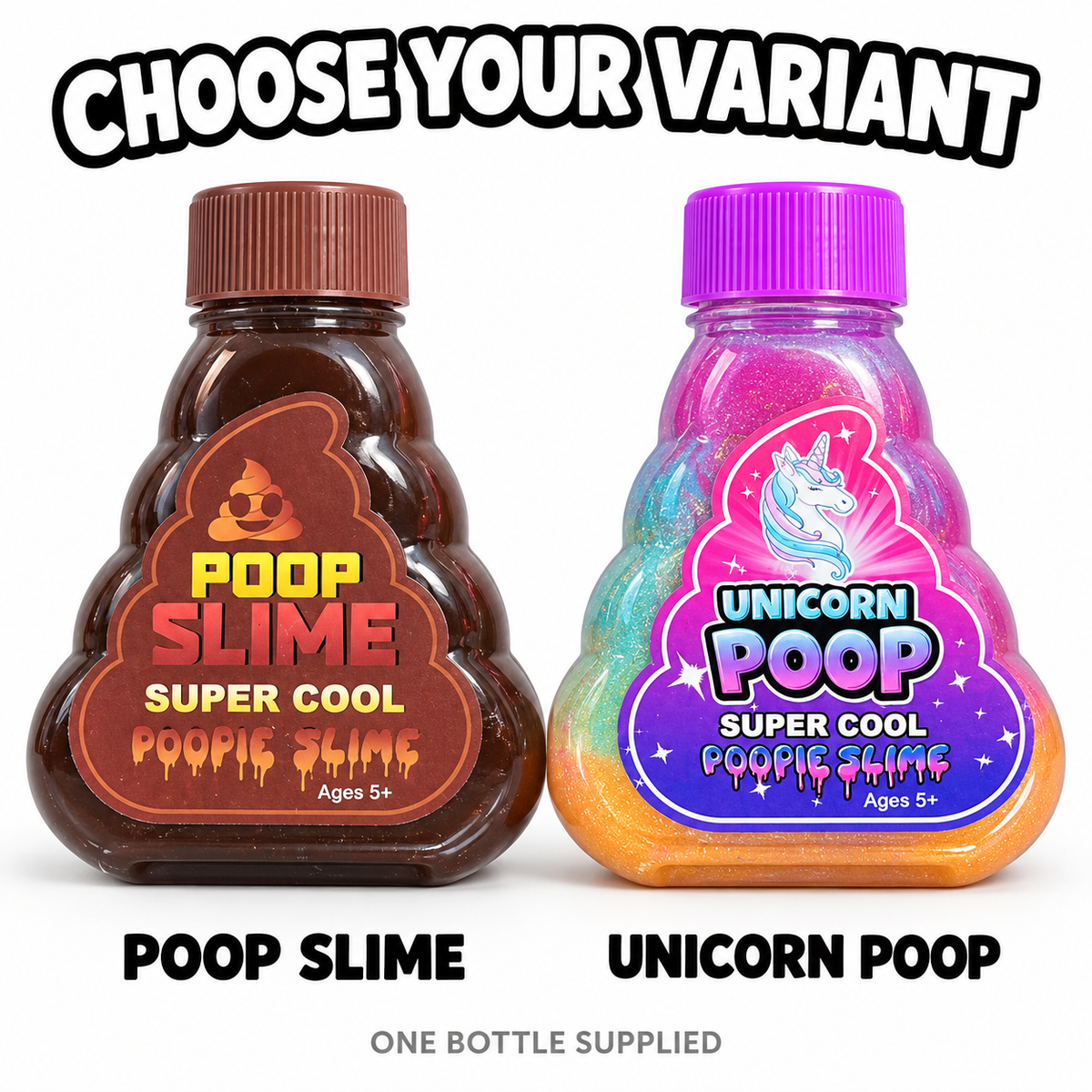 Super Cool Poopie Slime- Choose Your Variant